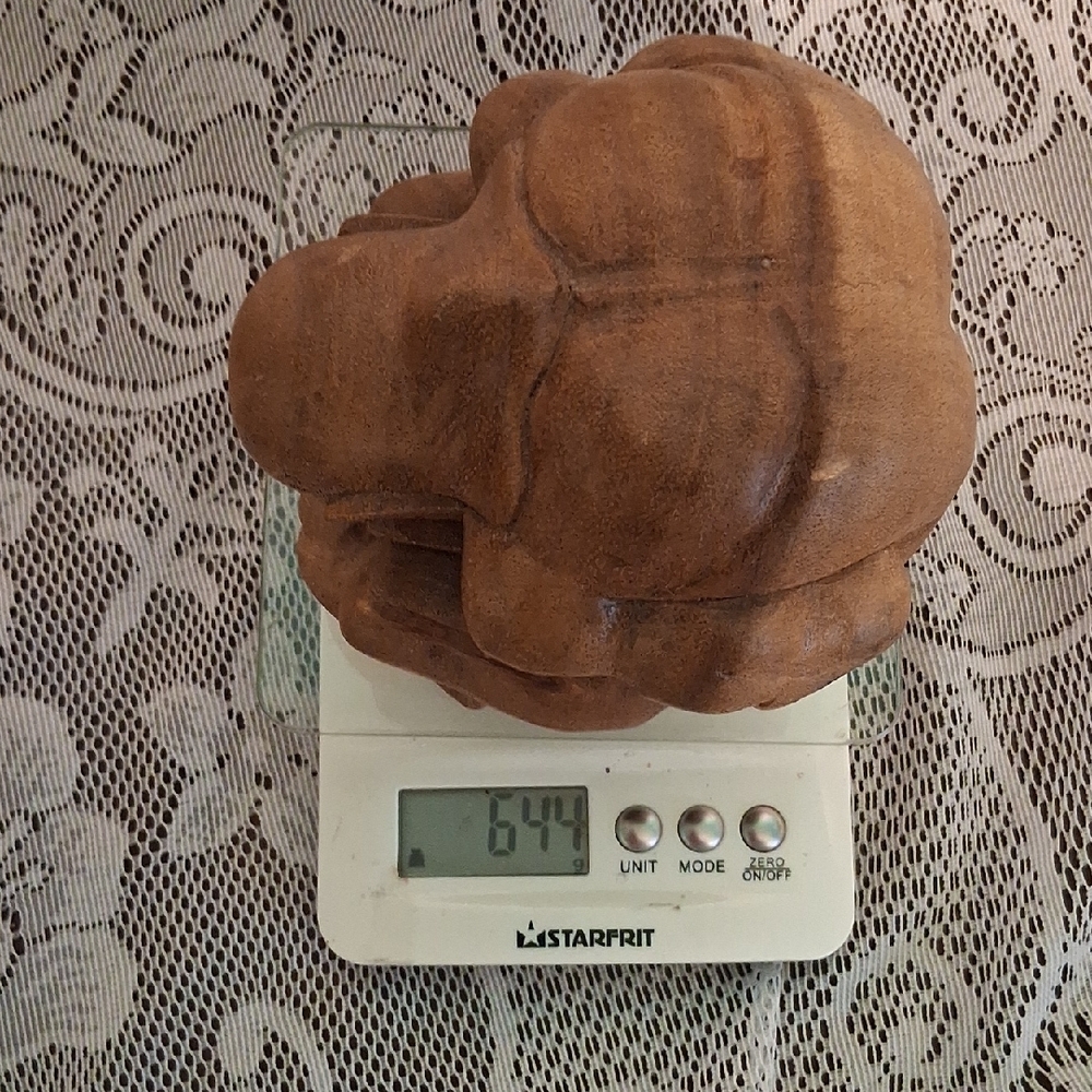 Vintage Carved Teak Weeping Buddha - Picture 7 of 7